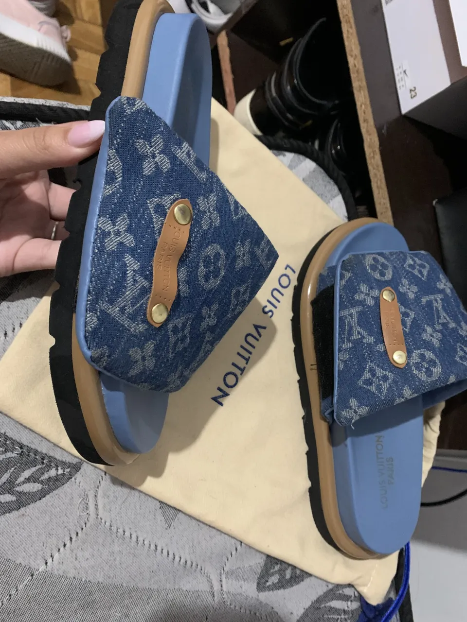 Ojotas Louis Vuitton