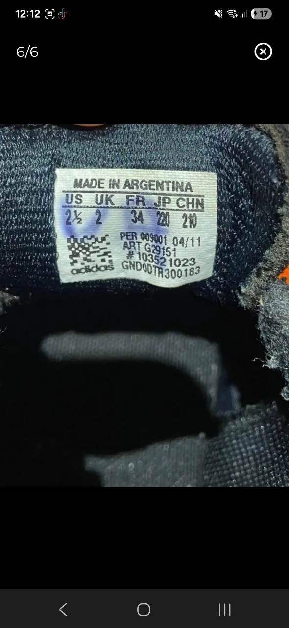 Botín de fútbol adidas - Vista 4