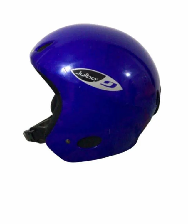 Casco ski/snow/deporte azul marca Julbo con hebilla de ajuste.Talle xxs.Medidas:48-50 cm de circunferencia.
