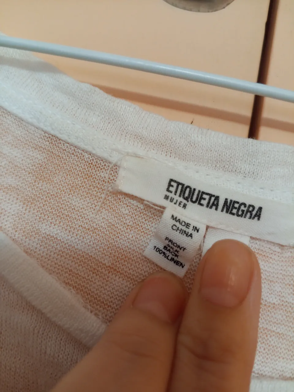 Musculosa Etiqueta Negra - imagen 2