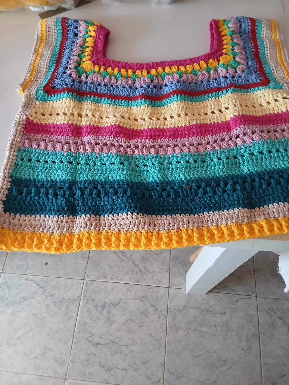 Musculosa Tejido a mano - imagen 3