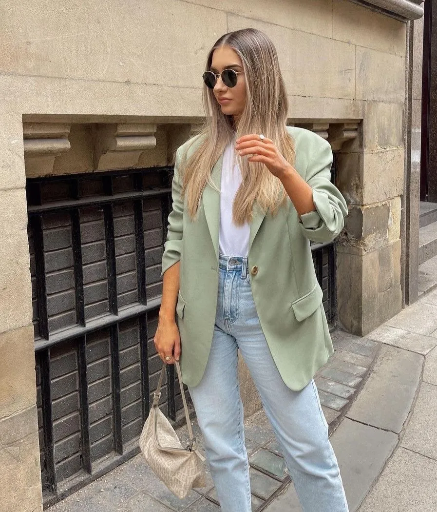Blazer Zara Basic - imagen 8