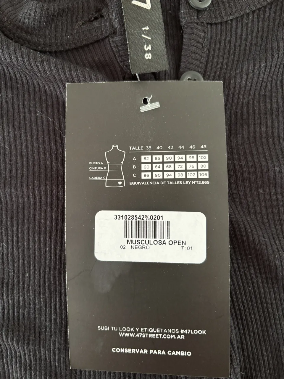 Musculosa 47 Street - imagen 3