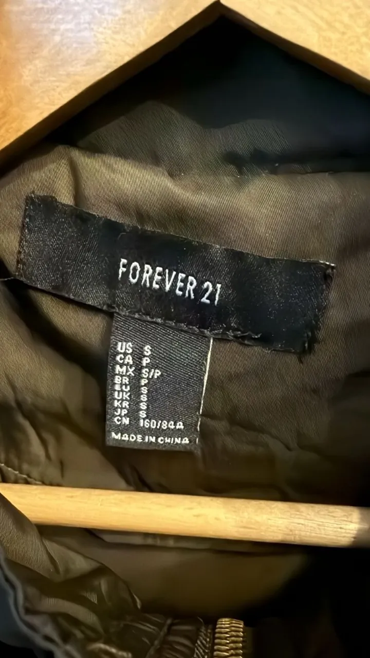 Impermeable Forever 21 miniatura 2