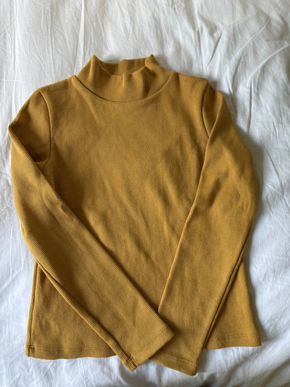 Remera de manga larga con cuello alto.