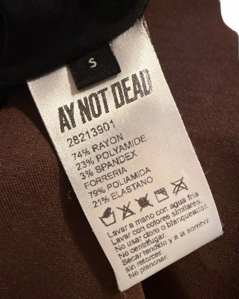 Vestido Ay Not Dead - imagen 3