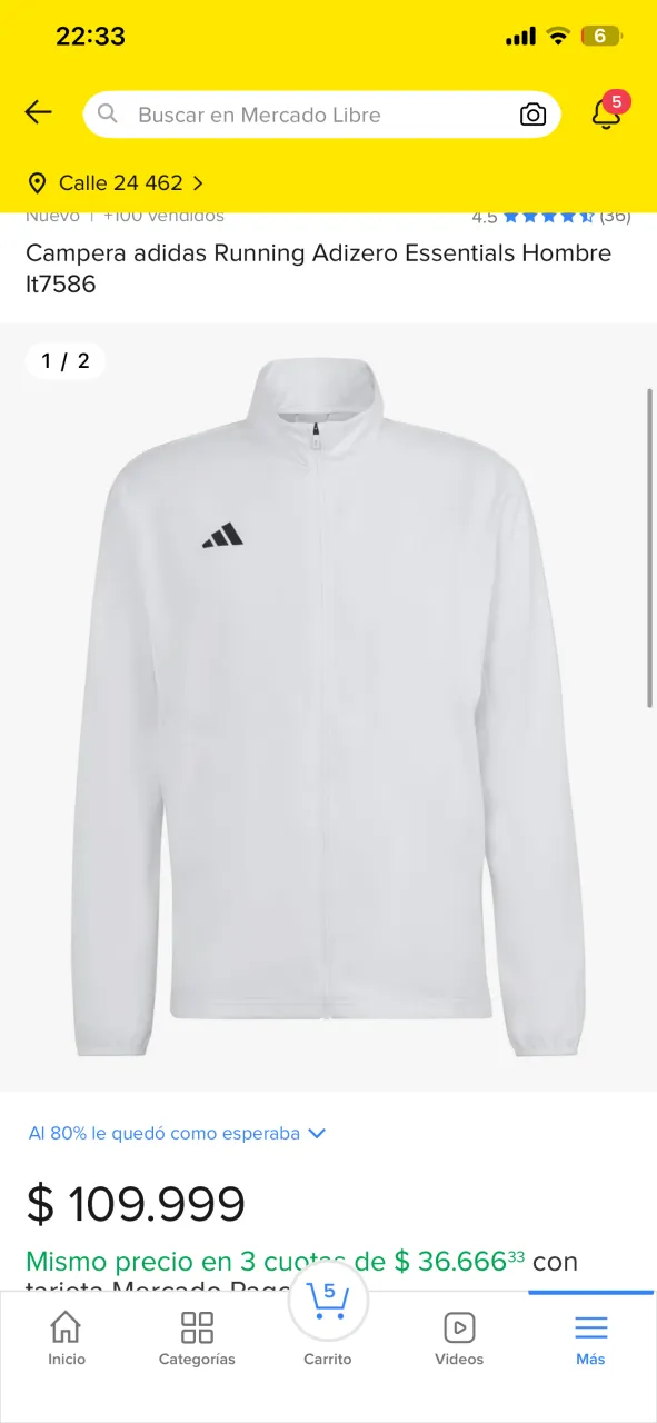 Campera adidas - imagen 5