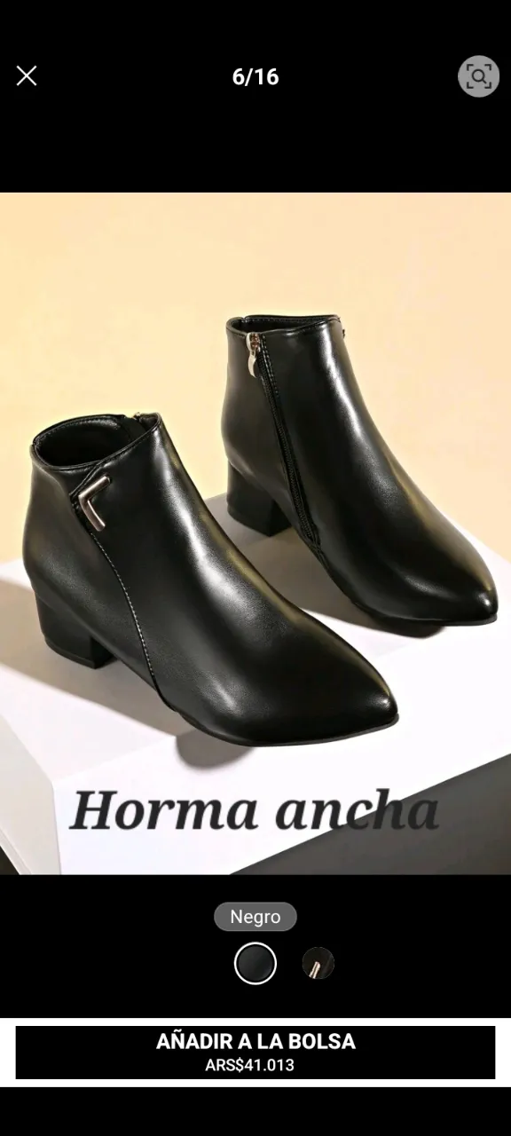 Botines Shein - Vista 2