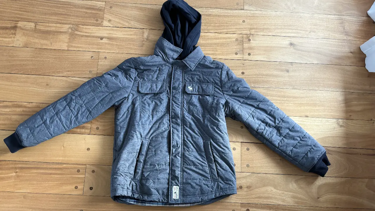 Campera de plumas Abercrombie & Fitch