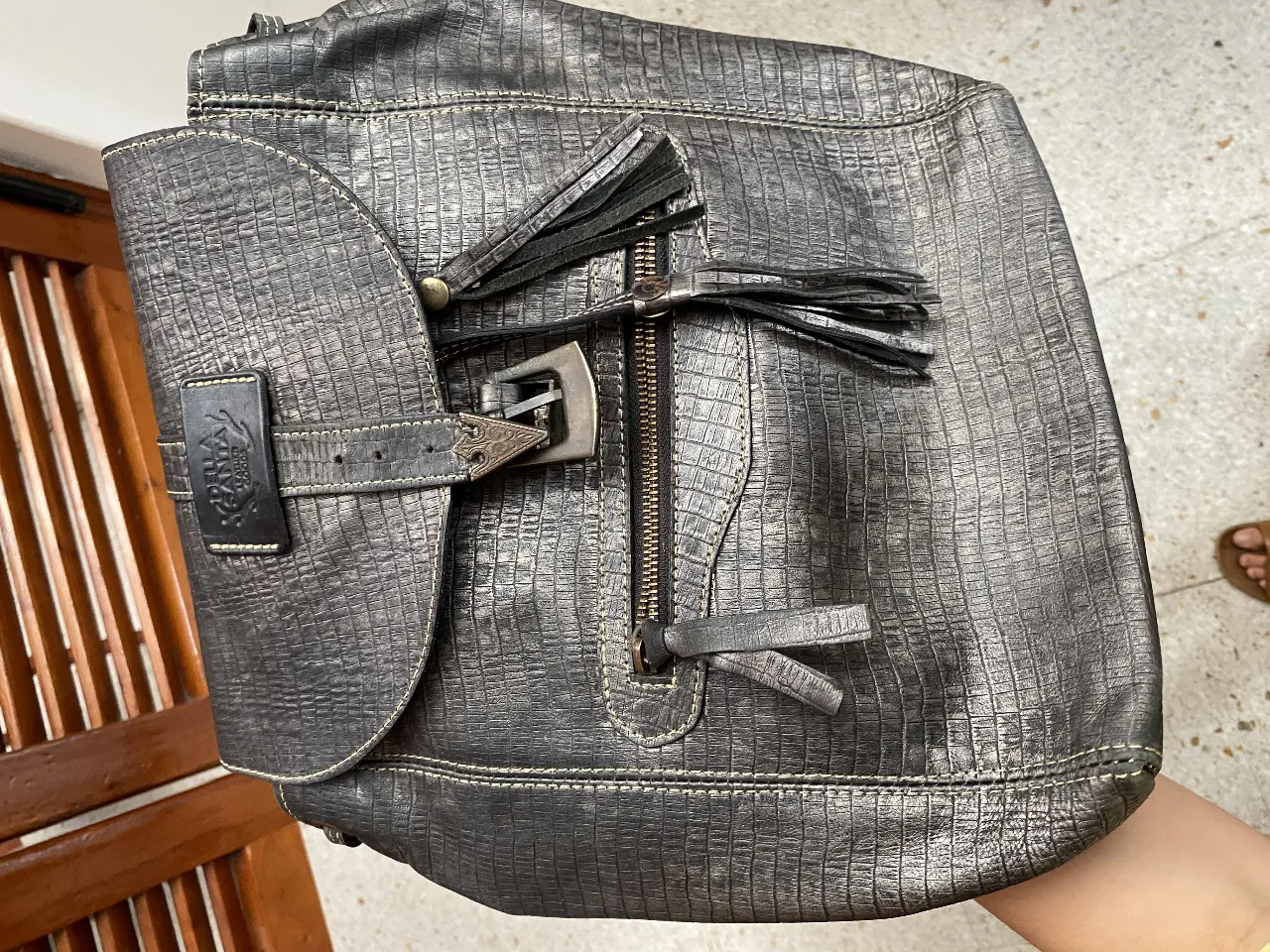 Mochila Dellasanta cueros - imagen 2