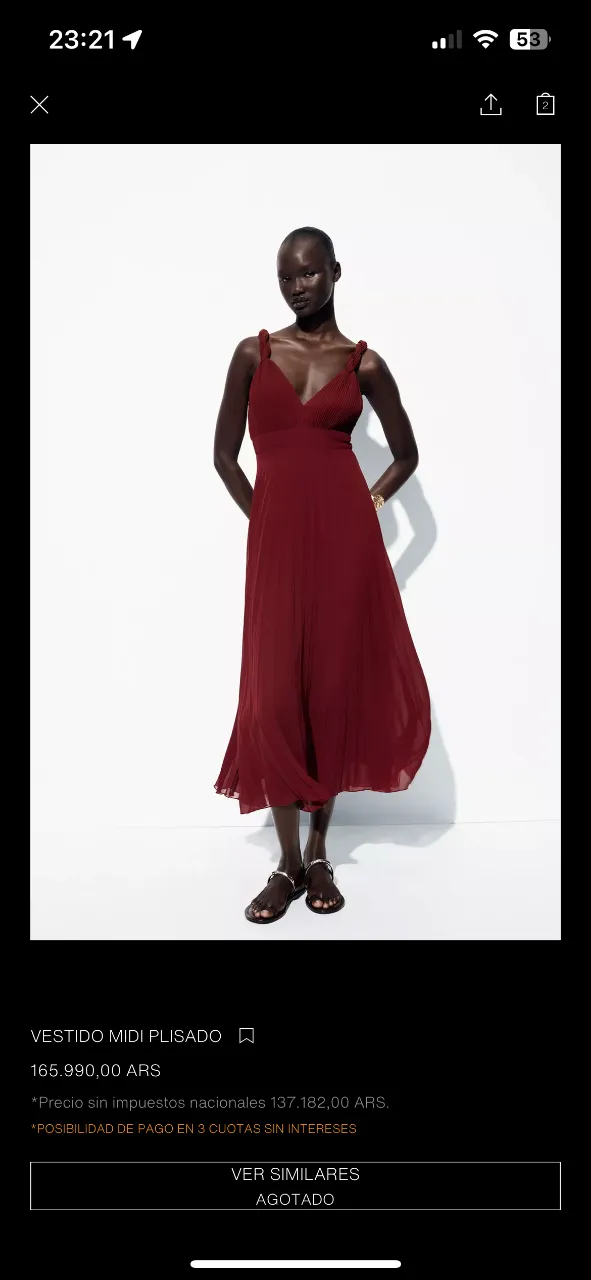 Vestido Zara - imagen 4