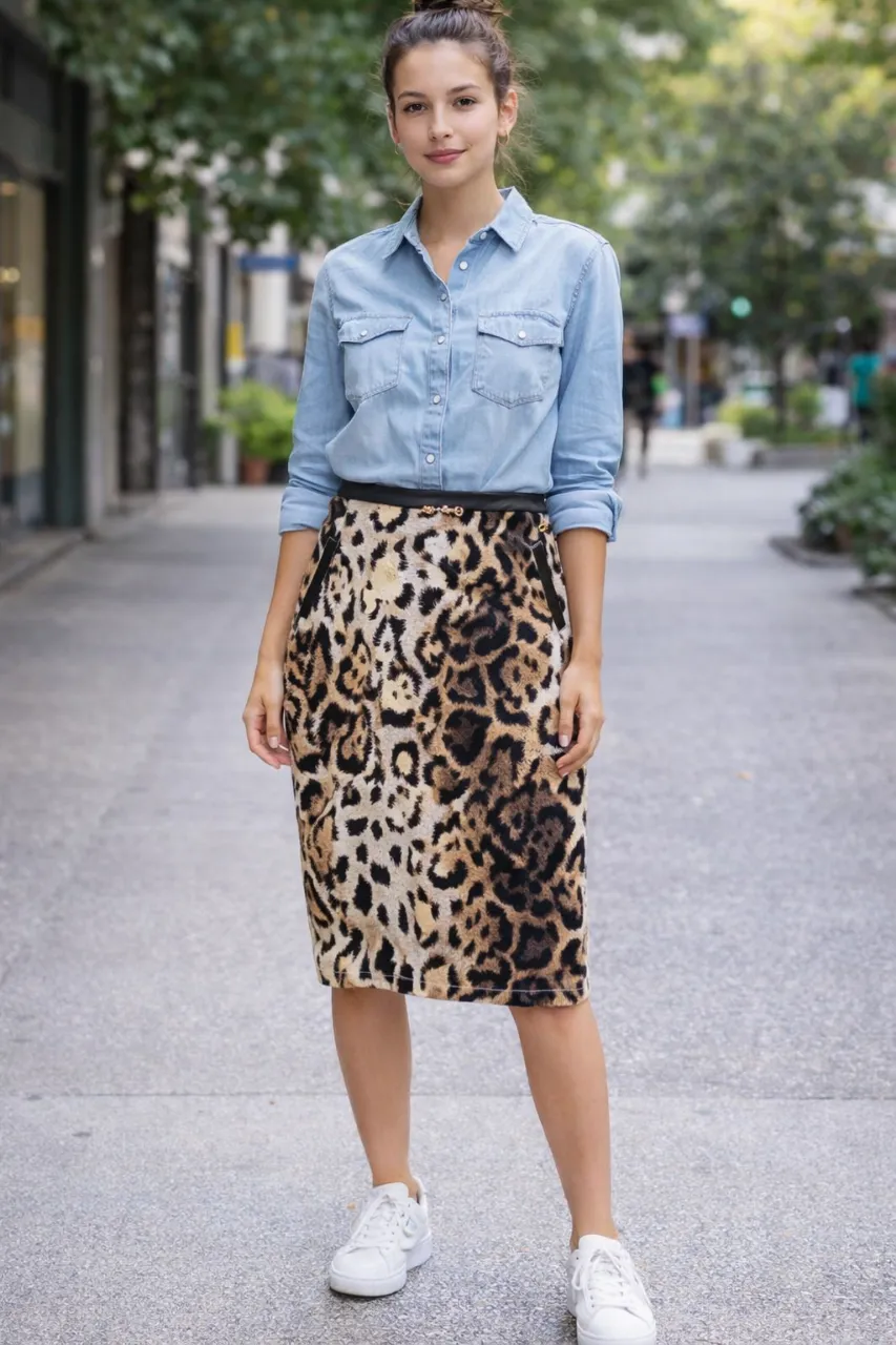 Pollera melocoton - imagen 1