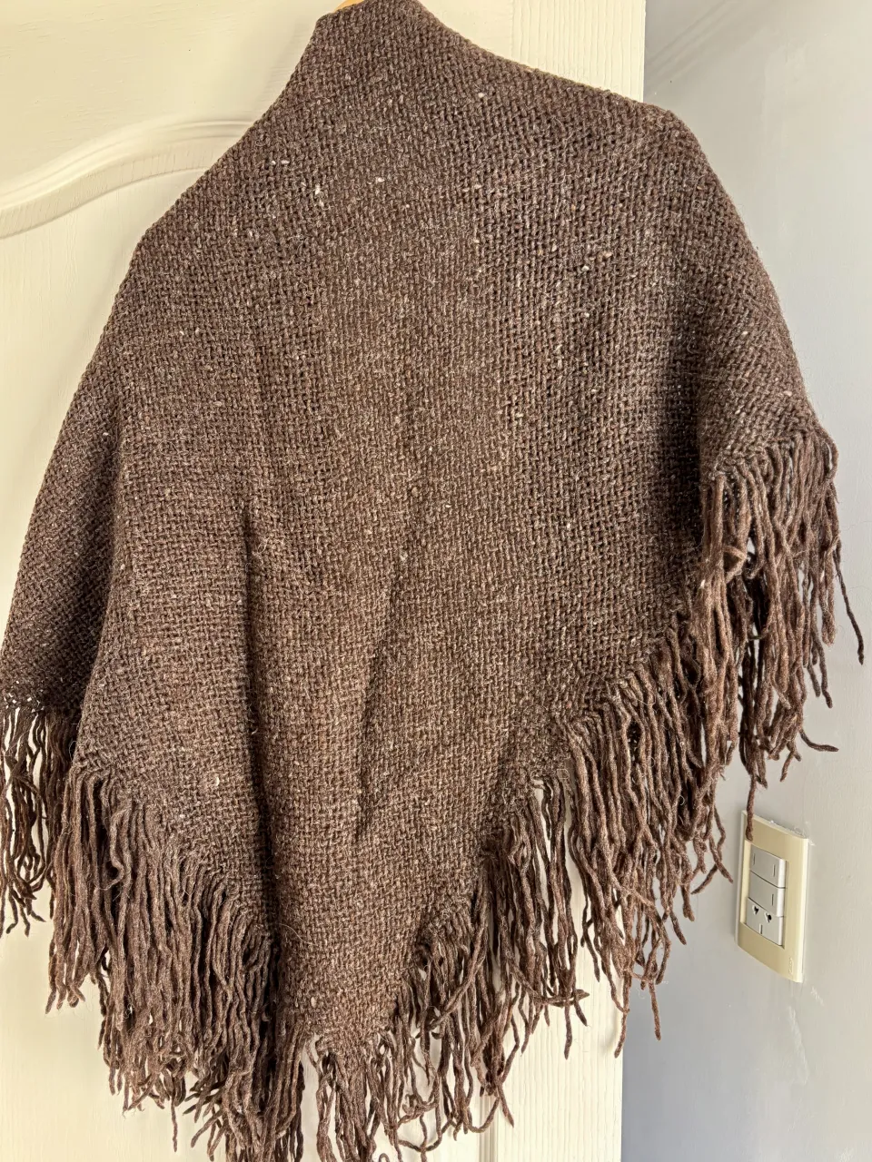 Poncho Lana natural - imagen 2