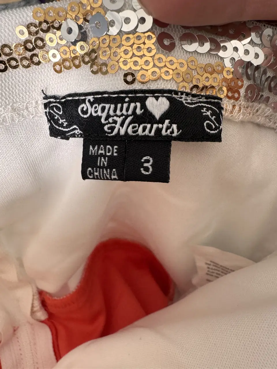 Vestido Sequin Hearts - imagen 3