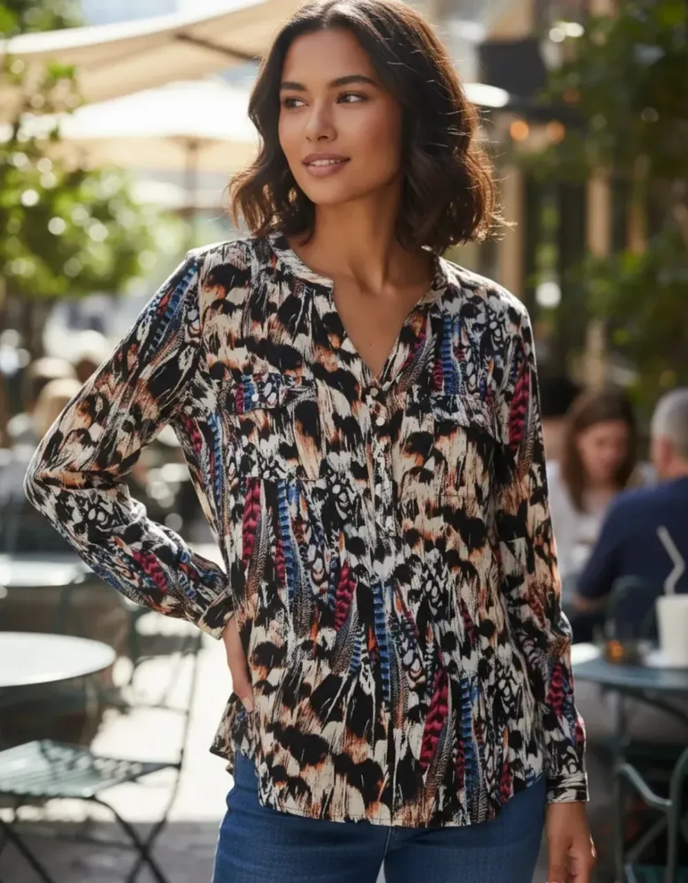 Camisa motivi - Vista 2