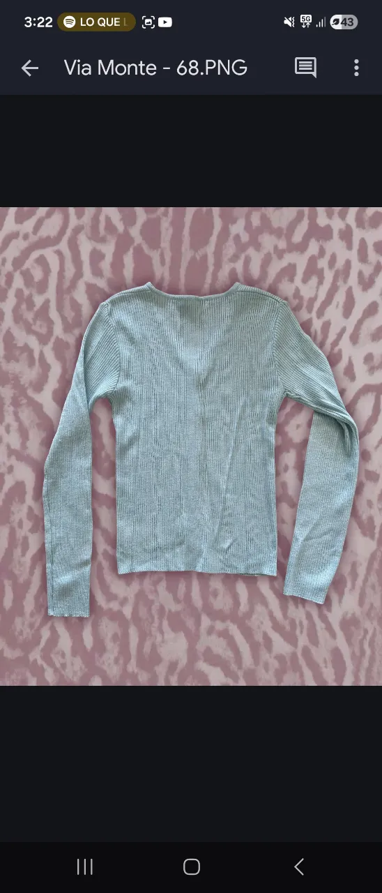 Cardigan Celeste - imagen 2