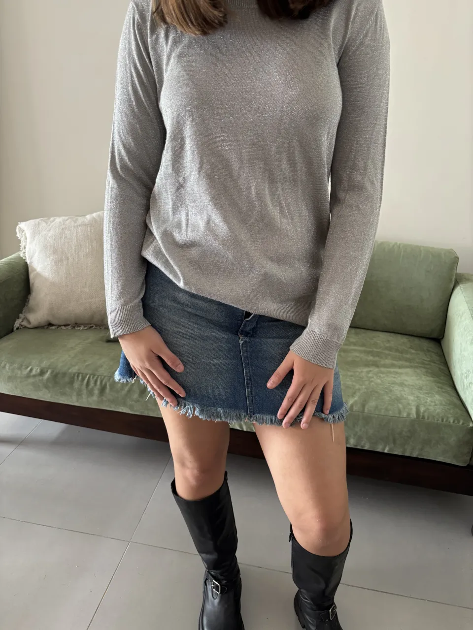 Minifalda Ask denim - Vista 3