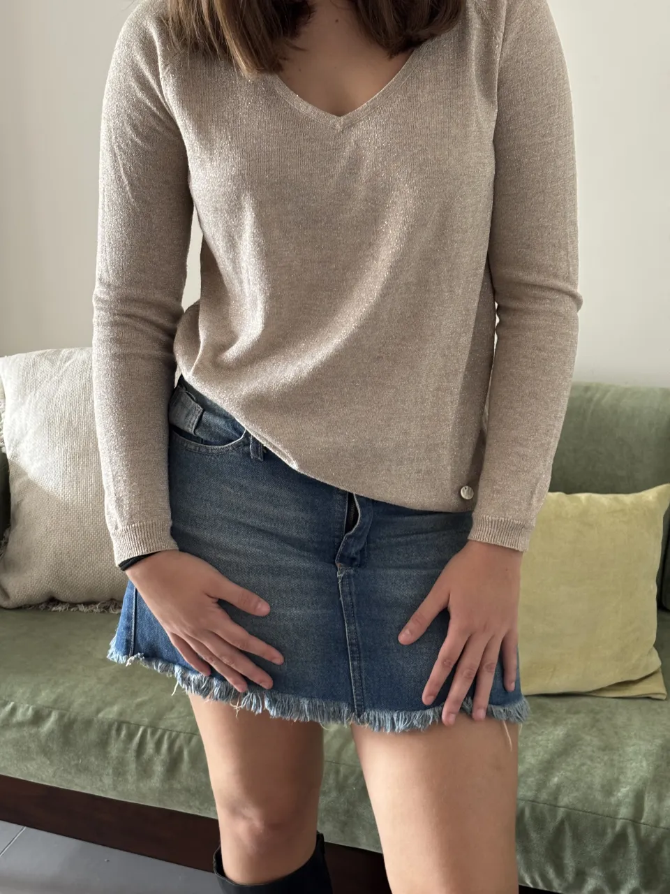 Minifalda Ask denim - Vista 2