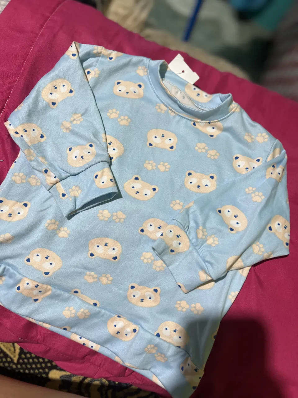 Camisa manga larga Red & blue - imagen 1