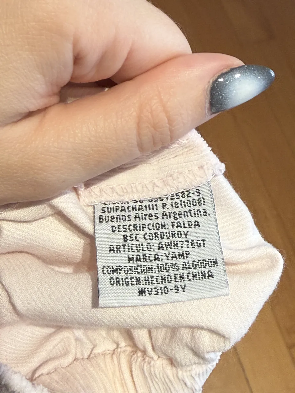 Pollera Yamp miniatura 4