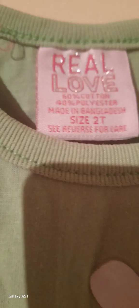 Camisa sin mangas Real love - imagen 3